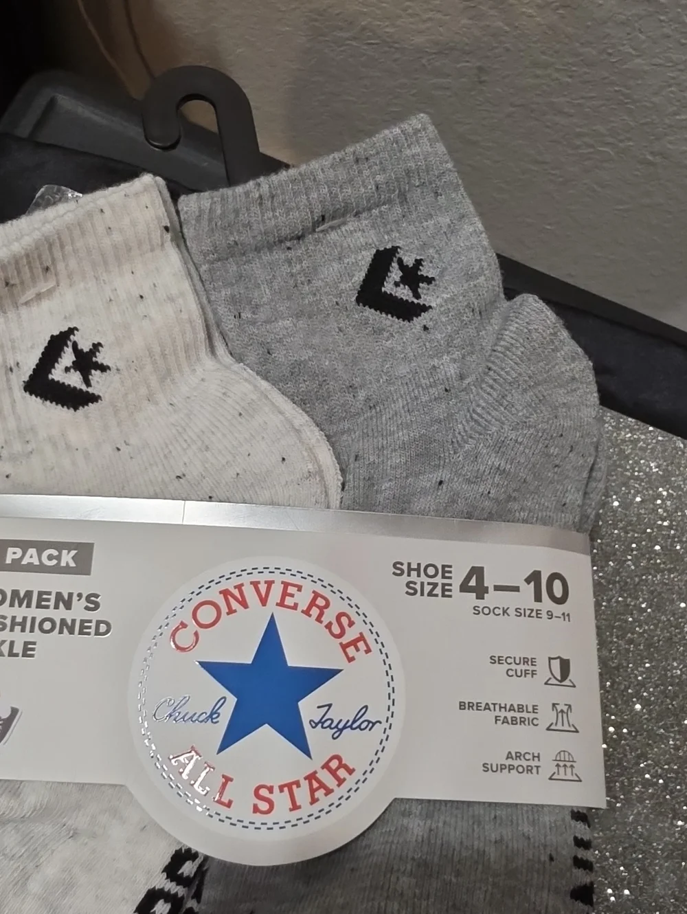 Converse 6-PK Cushioned Ankle Socks